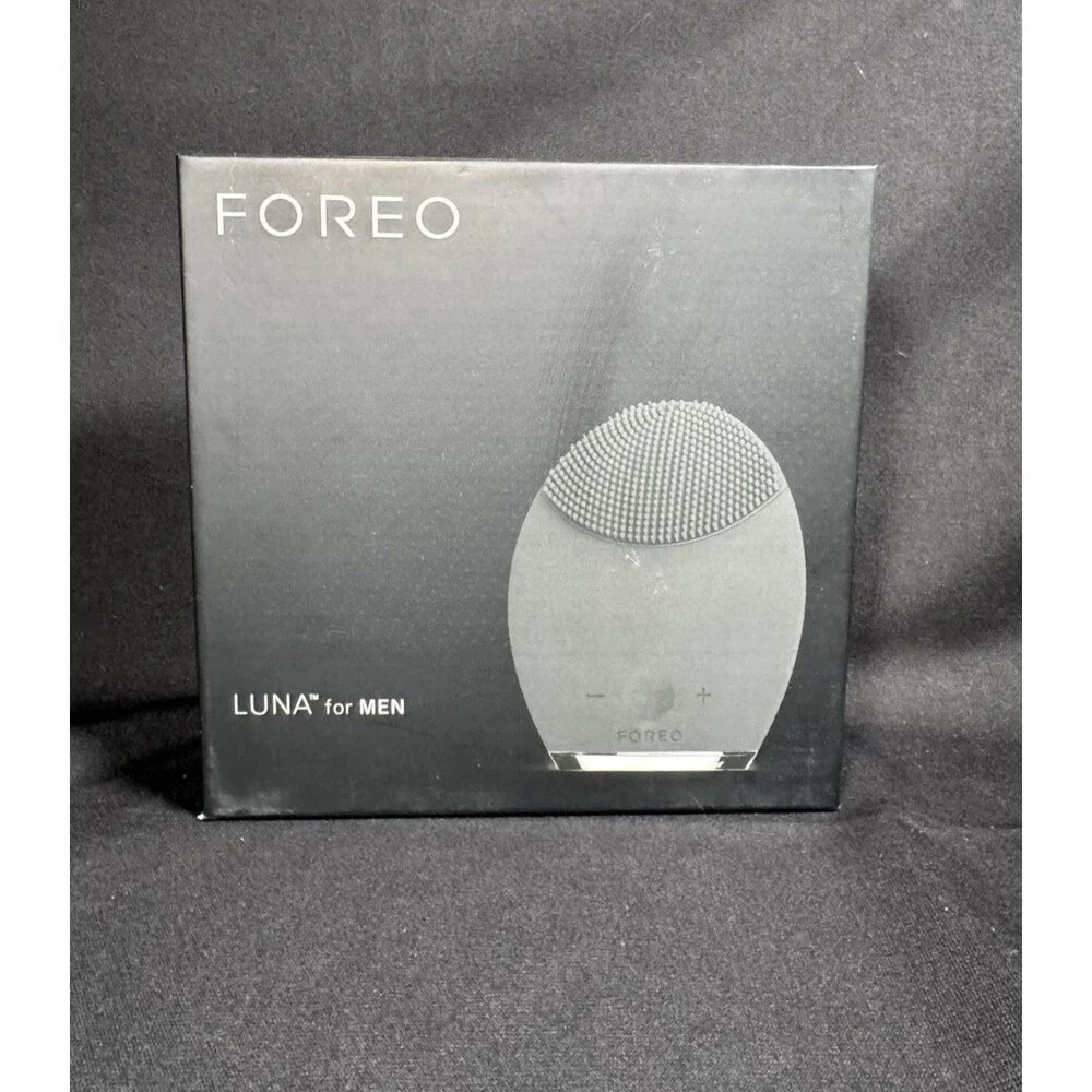 FOREO Luna Men's Smart Facial Cleansing & Anti-Aging Device - Black